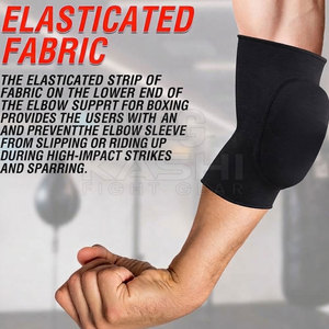 Protège-coudes de boxe à sangles réglables et flexibles pour l'entraînement aux arts martiaux et la pratique sportive, protection des genoux – Vente chaude - Product Image 3