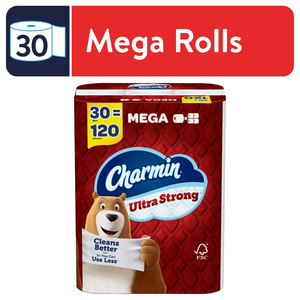 Charmin-Mega rouleau de papier toilette ultra fort, 242 feuilles par rouleau, 30 pièces - Product Image 2