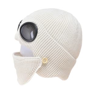 Gorro de Punto Cálido para Invierno con Máscara, Gorro de Lana con Protección para los Oídos, Cortavientos, Unisex, Logotipo Personalizado, Venta al por Mayor - Product Image 2
