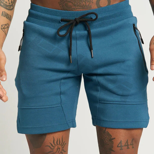 Men's Cropped Fit Mid Summer Basketball <b>Shorts</b> Basic Woolen Cotton Mesh Casual Cargo Vintage Plain <b>Technics</b> Two Deep Side Hem - Product Image 2