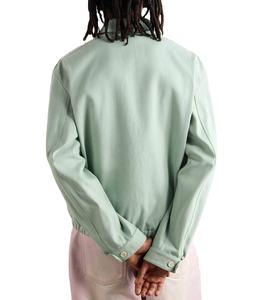 Chaqueta de trabajo de lona masculina de algodón 100% al por mayor chaqueta de mezclilla de hombre de alta calidad personalizada en dos tonos chaqueta de trabajo de moda informal con cremallera - Product Image 2