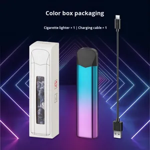 ไฟแช็คกันลมแบบชาร์จ USB ดีไซน์ทันสมัย ใช้ลวดทังสเตนจุดไฟ แบบไร้เสียง/เงียบ พร้อมระบบจุดไฟด้วยความร้อนไฟฟ้า ของขวัญสั่งทำพิเศษ - Product Image 5
