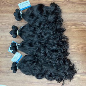 Top 1 venta al por mayor paquetes de cabello crudo sin procesar hasta 40 pulgadas ondulado fábrica extensión de cabello humano - Product Image 6
