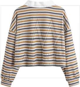 Ropa de golf Camisetas anti-UV para 100% Material de algodón Camisetas de Polo de manga larga para mujer con tela personalizable - Product Image 5