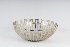 ชุดชามผลไม้อลูมิเนียมชุบนิกเกิลสำหรับการเสิร์ฟใช้สำหรับตกแต่งโต๊ะและใช้ในการเสิร์ฟ - Product Image 3