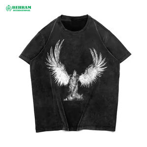 เสื้อยืดคอตตอน 100% ระบายอากาศได้ดี น้ำหนัก 230 กรัม พิมพ์ลายดิจิทัล เสื้อผ้าผู้ชาย ไซส์ใหญ่ ใส่ได้ทั้งชายและหญิง ขายส่ง - Product Image 3