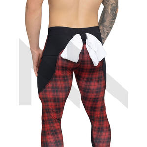 Mallas de Yoga de cintura alta para hombre, mallas de compresión para gimnasio, Fitness y correr, ropa deportiva, Pantalones - Product Image 3