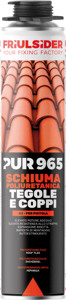 Schiuma Poliuretanica PUR 965 per Tegole e Coppi, Spruzzatore ml 750 - Product Image 1