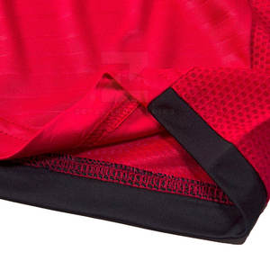 Ensemble de maillot de football à manches courtes et col rond imprimé, short de haute qualité, respirant, léger, séchage rapide, design personnalisé, nouveau modèle - Product Image 5