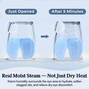 Lot de 30 masques oculaires auto-chauffants à la vapeur pour les yeux secs : Compresse chaude hydratante - Product Image 1