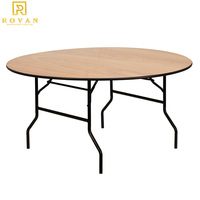 Table de banquet incurvée, design serpentin, forme incurvée, table à manger pliable