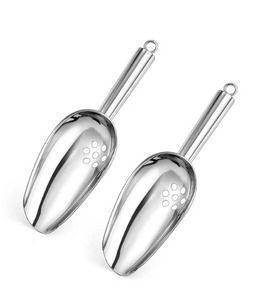 Huge Demand Sale Stainless Steel Ice <b>Shovel</b> Scoop, <b>Metal</b> Ice Scoop, Ice Serving Scoop, Ice Picking Scoop, Durable Ice Scoop - Product Image 1