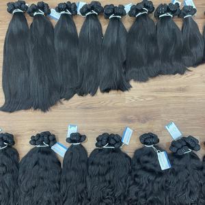 ขายได้มากถึง30 $ ผมต่อแบบลอนและผมตรงสีดำธรรมชาติ - Product Image 5