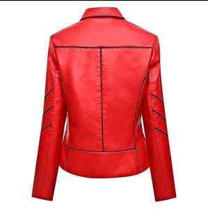 Veste de motard en simili cuir - Product Image 5