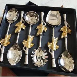 Metallic <b>Table</b> Decoration Cutlery Flatware Set Wedding Birthday Party Gifting Cutlery Set Premium Quality Luxury Spoon Set - Product Image 5