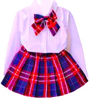 Créateur de vêtements Daisy en Inde Fabrication sur mesure de chandails en laine pour filles Vêtements d'hiver avec décoration à nœud pour enfants