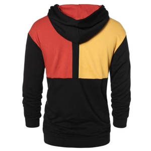 เสื้อฮู้ดเข้ารูปสำหรับผู้ชาย, เสื้อ2025มีฮู้ดแบบสวมหัวลำลองระบายอากาศได้ดีทำจากผ้าฝ้ายผสมสีพื้นสวมใส่สบาย - Product Image 2