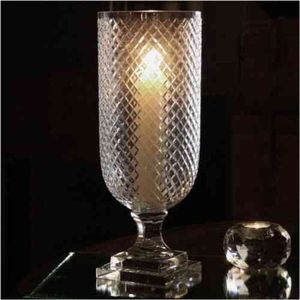 Pot de bonbons en verre taillé en cristal fait à la main Bougeoir élégant et lanterne avec un design unique - Product Image 6