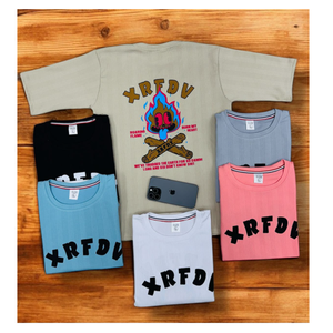 Camiseta de Hombre de Alta Calidad con Cuello Redondo, Estampado Jacquard Pesado, Transpirable, Antiarrugas, Ecológica, de Secado Rápido, Diseño Moderno y a la Moda - Product Image 4