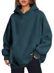 Womens Oversized <b>Hoodies</b> Fleece Hooded Sweatshirts <b>Comfy</b> Casual Pullover Fall Winter Outfits Long Sleeve Tops - Product Image 3