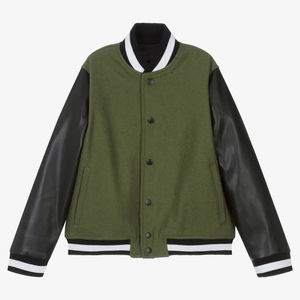 Chaqueta universitaria para hombre con logotipo personalizado de la mejor calidad, tela de lona con cuello levantado para invierno, transpirable de secado rápido con OEM - Product Image 1