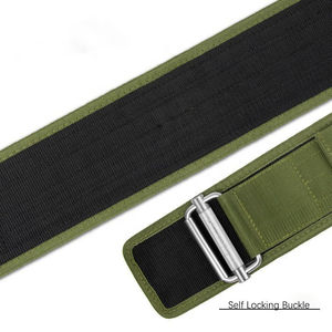 Vente en gros de soutien du dos fitness haltérophilie musculation boucle de levier de levage en cuir ceinture à double puissance - Product Image 6