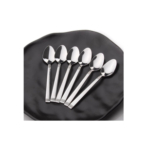 Ensemble de cuillères à dessert en acier inoxydable de conception royale Couverts à dessert de qualité supérieure Meilleure vente Cuillère en acier Meilleur prix - Product Image 6