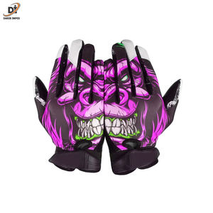 Guantes de receptor de fútbol americano personalizables de alta calidad para adultos Guantes deportivos con logotipo impreso - Product Image 4