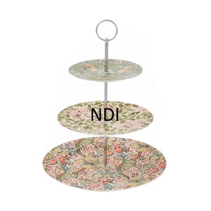 ฐานวางเค้กหินอ่อนสีน้ำเงินรูปหกเหลี่ยมสไตล์เยอรมัน พร้อมฐานโลหะดีไซน์พิเศษ สำหรับงานเฉลิมฉลองสุดหรู - Product Image 6