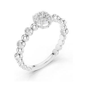 Bague en diamant de laboratoire 0,238 CT pour femmes, clarté VVS-VS EF, or 18 carats, 14 carats, 10 carats et argent 925, or rose, or jaune, or blanc - Product Image 6