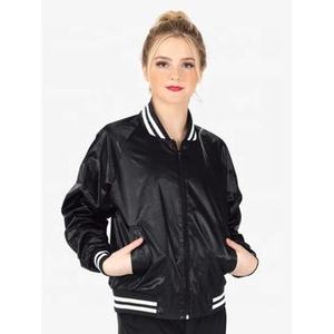 Reasonable Price Best Design Women Satin Quilted Varsity <b>Jacket</b> Best Selling Custom Wear Eco-Friendly Heated Winter - Product Image 2