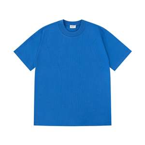 Camiseta de algodón informal al por mayor de 400G, camiseta con logotipo personalizado para hombre - Product Image 4