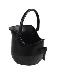 Seau à charbon en fer de style antique pour décor de cheminée avec grande poignée et look vintage pour les intérieurs de maison traditionnels - Product Image 2