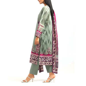 Shalwar Kameez de Algodón y Seda de Alta Calidad, Lavable, para Todas las Temporadas, Novedad de 2023, Vestidos Pakistaníes e Indios para Mujer, Colores Personalizados - Product Image 3
