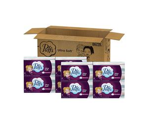 พัฟทิชชู่เช็ดหน้าแบบไม่มีโลชั่นเนื้อนุ่มพิเศษ8กล่องสำหรับครอบครัวทิชชู่เช็ดหน้า124กล่องต่อกล่อง - Product Image 1