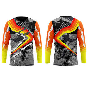 Camisas tejidas de manga larga de poliéster 100% de alta calidad, patrón sólido multicolor, diseño impreso personalizado, impresión Digital OEM - Product Image 1