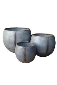 กล่องใส่กระถางต้นไม้ชุบสังกะสีสไตล์วินเทจอุตสาหกรรมสำหรับตกแต่งดอกไม้ประดับสวนหรือจัดงานแต่งงานแบบเรียบง่าย - Product Image 6