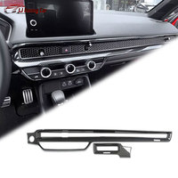 Kits d'intérieur de voiture en ABS aspect carbone capuchon de couvercle de ventilation de sortie de climatiseur avant pour Honda Civic FE1 FL1 Si RS FL5 Type R 2022-2025
