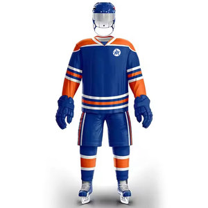 Tenue de hockey sur glace haut de gamme pour hommes – Vêtement d'équipe durable, prêt pour le match, design élégant, idéal pour l'entraînement et la performance - Product Image 1