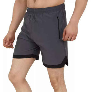 กางเกงขาสั้นออกกำลังกายสำหรับผู้ชายกางเกงขาสั้นลายพื้นเป็นมิตรกับสิ่งแวดล้อมโลโก้ออกแบบได้ตามต้องการ - Product Image 4