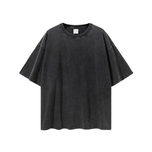 Camiseta morada lavada Batik Retro con estampado personalizado para hombre, Jersey de algodón 100%, manga corta, cuello redondo, estilo ajustado, marca de pareja - Product Image 1