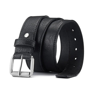 Cadeau de fête des pères boucle ardillon en métal de luxe personnalisé hommes 100% ceintures en cuir véritable du Pakistan - Product Image 4