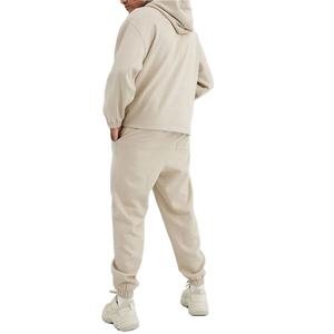 Ensemble de survêtement décontracté en molleton 100% coton pour homme, nouvelle saison d'hiver 2026, coupe ajustée, ensemble de survêtement, ensemble de sweat-shirt à capuche - Product Image 2