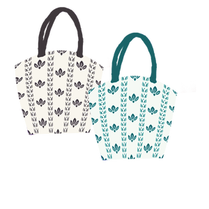 Sac fourre-tout en jute à motif personnalisé de haute qualité avec un joli cadeau d'impression du Bengale occidental - Product Image 3