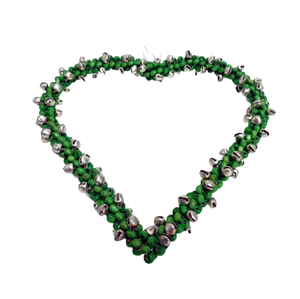Diseño moderno hierro/Cuentas colgante corazón tamaño estándar niquelado pared colgante estrella para decoración de Navidad hecho a mano - Product Image 4