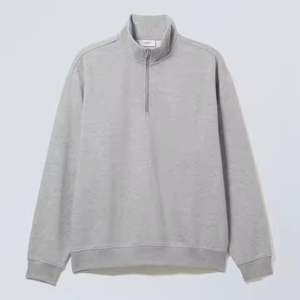 Sweat-shirt pull-up noir uni à la mode Sweat-shirt avec logo personnalisé Sweat-shirt pull de haute qualité sans capuche - Product Image 3