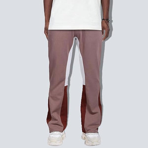 Pantalones acampanados informales de diseño de moda para hombre Pantalones acampanados de talla grande personalizados de alta calidad para hombre - Product Image 2