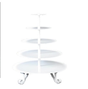 Rounded <b>Cake</b> <b>Server</b> Stand Shiny Finishing <b>Cake</b> Stand For Wedding Or Birthday Party Catering Usage Metal <b>Cake</b> Stand - Product Image 3