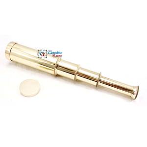 Telescopio de extracción de estilo Vintage, Catalejo de latón marino promocional para acampar, senderismo, viajar para Monocular pirata - Product Image 1