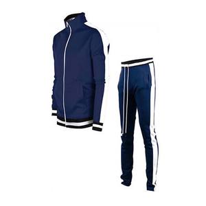 En blanco 100% algodón polar sobre tallas 100% logotipo bordado transpirable chándal de alta calidad, sudaderas con capucha en blanco conjunto de Tallas grandes - Product Image 5